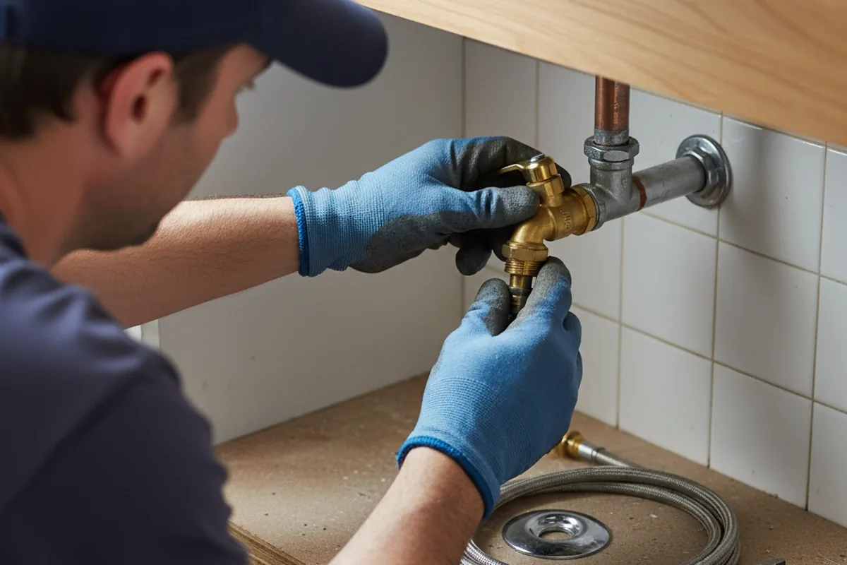Shutoff valve and fitting work during Faucet and Fixture Repair in Arvada